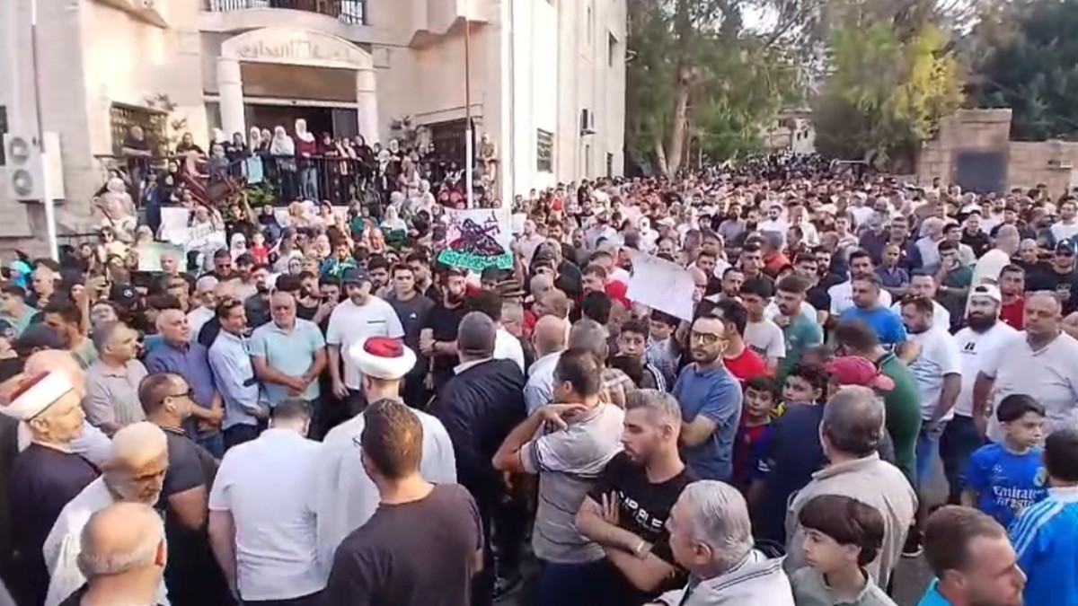 Protest in Beddawi against the waste landfill project (video)